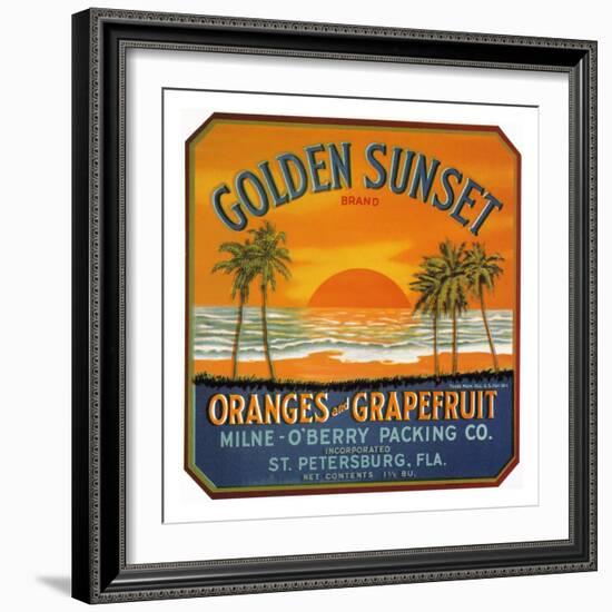 Crate Label, 20th Century-null-Framed Premium Giclee Print