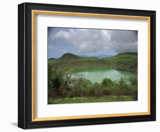 Crater Lake at Manengouba, Western Area, Cameroon, West Africa, Africa-Julia Bayne-Framed Photographic Print