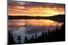 Crater Lake at Sunrise, Crater Lake National Park, Oregon, USA-Michel Hersen-Mounted Photographic Print