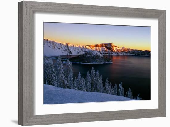 Crater Lake II-Ike Leahy-Framed Photographic Print