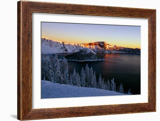 Crater Lake II-Ike Leahy-Framed Photographic Print