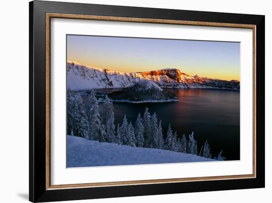 Crater Lake II-Ike Leahy-Framed Photographic Print