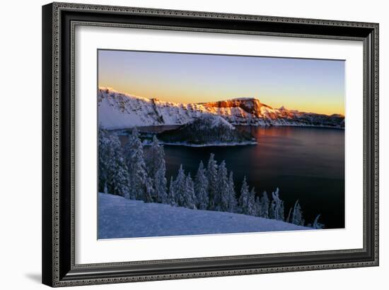 Crater Lake II-Ike Leahy-Framed Photographic Print