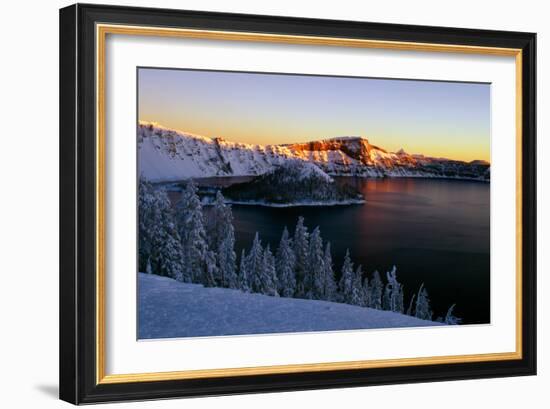 Crater Lake II-Ike Leahy-Framed Photographic Print