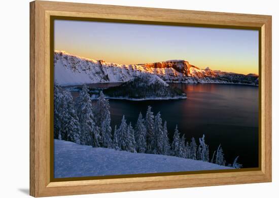 Crater Lake II-Ike Leahy-Framed Premier Image Canvas
