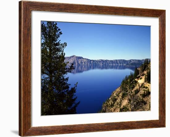 Crater Lake in Crater Lake National Park, Oregon, USA-Bernard Friel-Framed Photographic Print