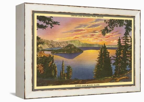 Crater Lake, Oregon-null-Framed Stretched Canvas