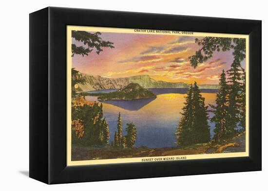 Crater Lake, Oregon-null-Framed Stretched Canvas