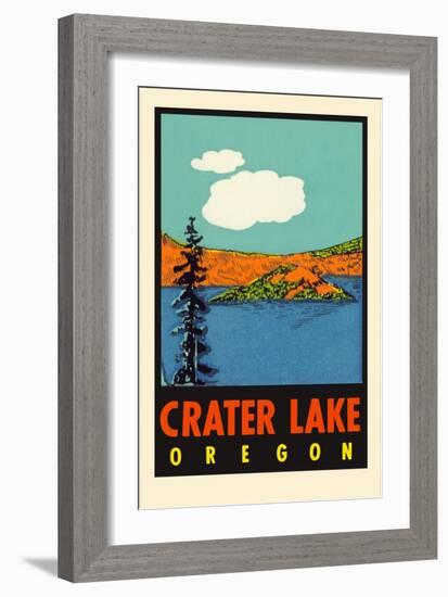 Crater Lake, Oregon-null-Framed Art Print