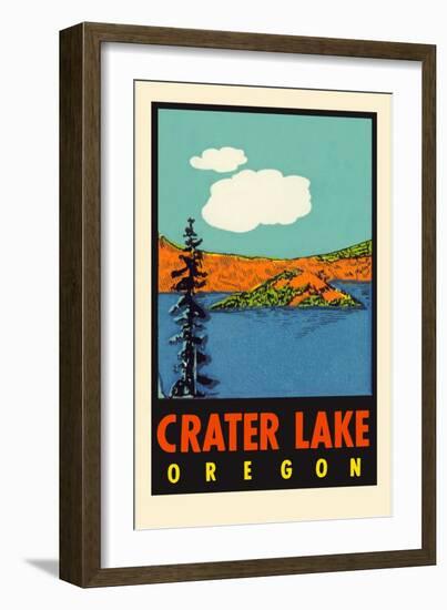 Crater Lake, Oregon-null-Framed Art Print