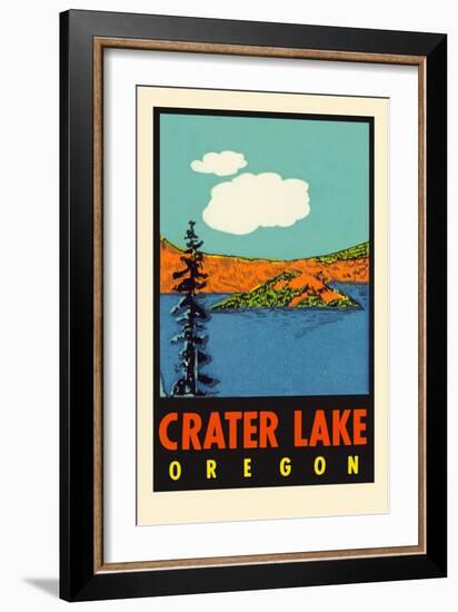 Crater Lake, Oregon-null-Framed Art Print