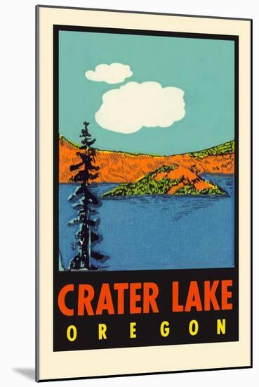 Crater Lake, Oregon-null-Mounted Art Print