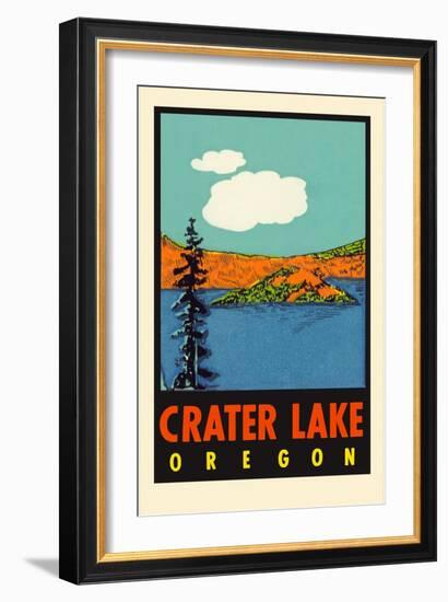 Crater Lake, Oregon-null-Framed Art Print