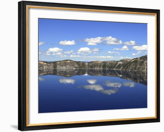 Crater Lake Reflections, Crater Lake National Park, Oregon, USA-Michel Hersen-Framed Photographic Print