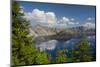 Crater Lake, Wizard Island, Crater Lake National Park, Oregon, USA-Michel Hersen-Mounted Photographic Print