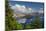 Crater Lake, Wizard Island, Crater Lake National Park, Oregon, USA-Michel Hersen-Mounted Photographic Print