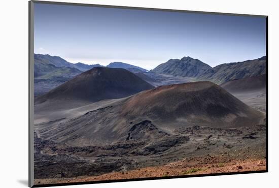 Crater of Haleakala Volcano, Maui, Hawaii, USA-Reinhard Dirscherl-Mounted Photographic Print