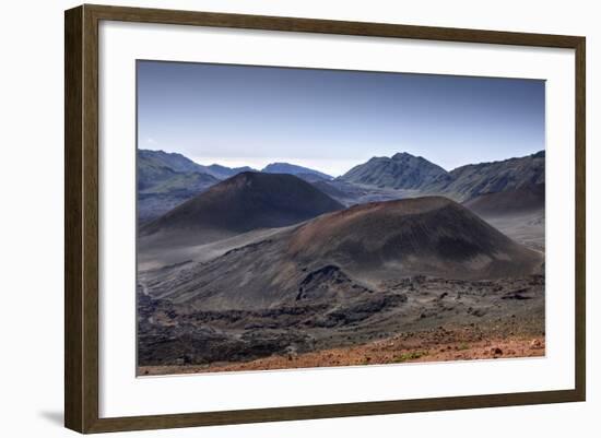 Crater of Haleakala Volcano, Maui, Hawaii, USA-Reinhard Dirscherl-Framed Photographic Print