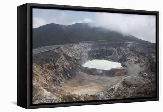 Crater of Poas Volcano in Poas Volcano National Park-Stuart Forster-Framed Premier Image Canvas