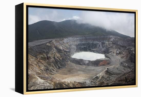 Crater of Poas Volcano in Poas Volcano National Park-Stuart Forster-Framed Premier Image Canvas