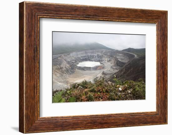 Crater of Poas Volcano in Poas Volcano National Park-Stuart Forster-Framed Photographic Print