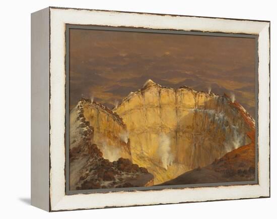 Crater of Popocatépetl, 1833-Jean Baptiste Louis Gros-Framed Premier Image Canvas