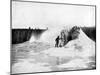 Crater of the Giant Geyser, Yellowstone National Park, USA, 1893-John L Stoddard-Mounted Giclee Print