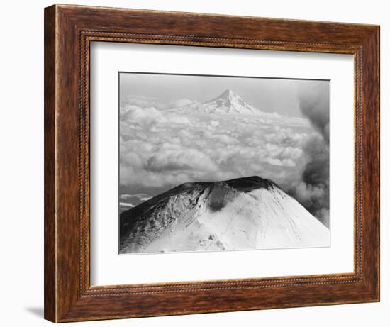 Craters Atop Mount St. Helens Stand Silent-null-Framed Photographic Print