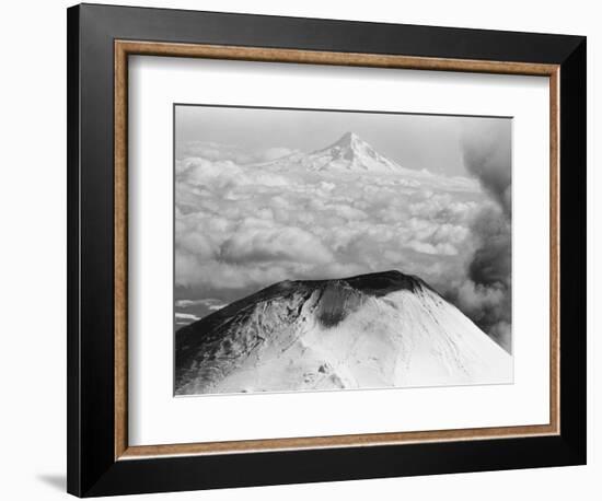 Craters Atop Mount St. Helens Stand Silent-null-Framed Photographic Print