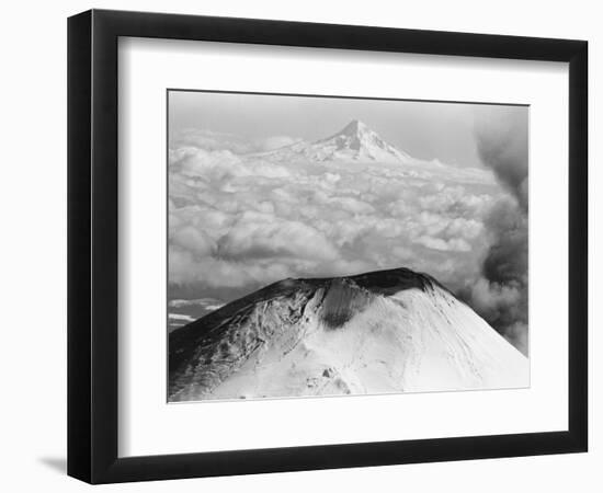 Craters Atop Mount St. Helens Stand Silent-null-Framed Photographic Print