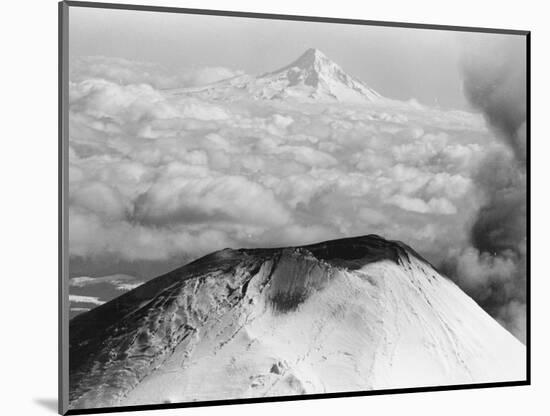 Craters Atop Mount St. Helens Stand Silent-null-Mounted Photographic Print