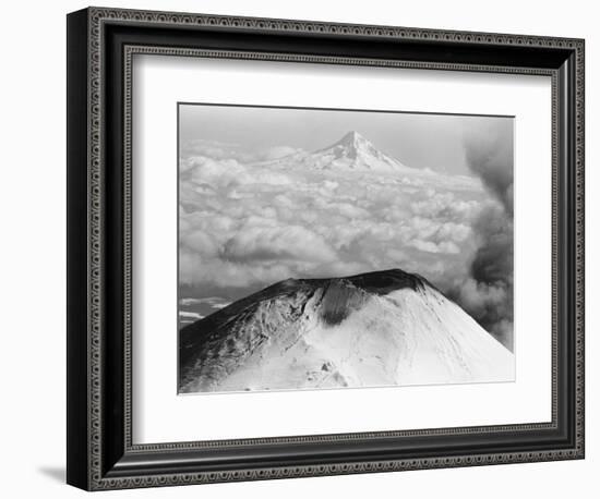 Craters Atop Mount St. Helens Stand Silent-null-Framed Photographic Print