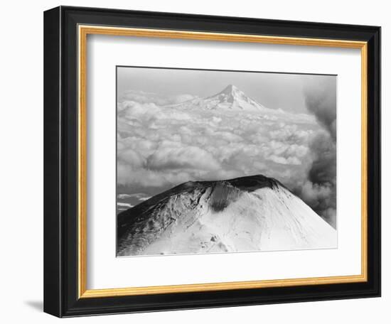 Craters Atop Mount St. Helens Stand Silent-null-Framed Photographic Print