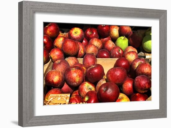 Crates of Apples-null-Framed Photo