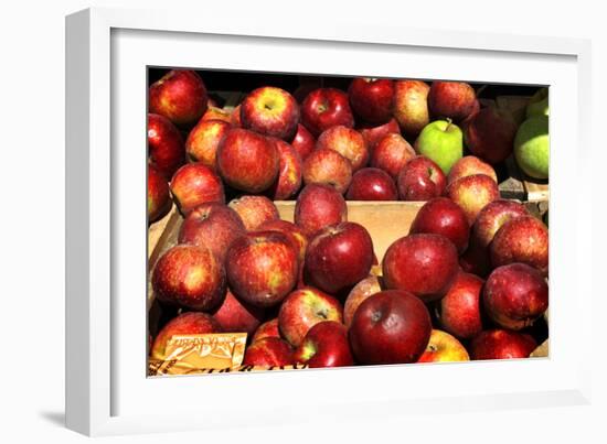 Crates of Apples-null-Framed Photo