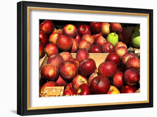 Crates of Apples-null-Framed Photo