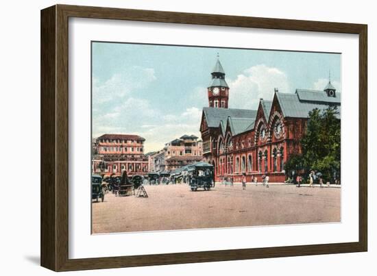 Crawford Market, Bombay, India, Early 20th Century-null-Framed Giclee Print