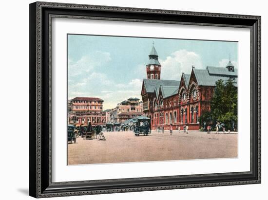 Crawford Market, Bombay, India, Early 20th Century-null-Framed Giclee Print