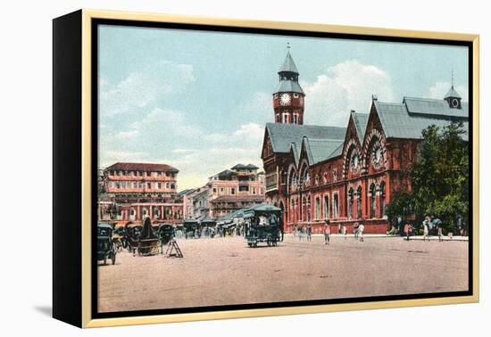 Crawford Market, Bombay, India, Early 20th Century-null-Framed Premier Image Canvas