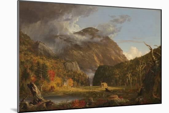 Crawford Notch, by Thomas Cole, 1839, American painting,-Thomas Cole-Mounted Art Print