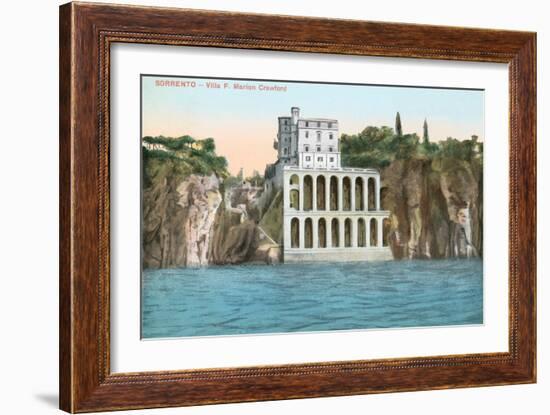 Crawford Villa, Sorrento, Campania-null-Framed Art Print