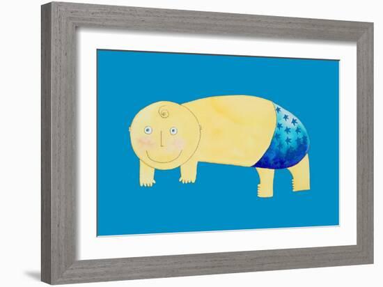 Crawling Baby, 1999-Julie Nicholls-Framed Giclee Print