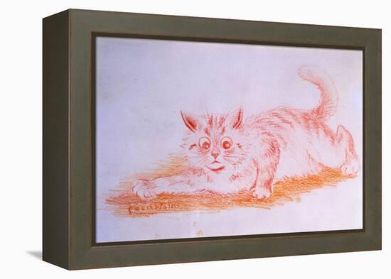 Crawling Cat, C.1935-Louis Wain-Framed Premier Image Canvas