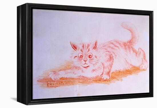 Crawling Cat, C.1935-Louis Wain-Framed Premier Image Canvas