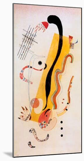 Crawling-Wassily Kandinsky-Mounted Art Print