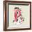 Crayon Alphabet, Hand Drawn Letter B-Andriy Zholudyev-Framed Premium Giclee Print