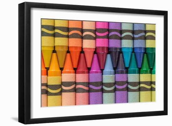 Crayons of a Rainbow I-Kathy Mahan-Framed Photographic Print