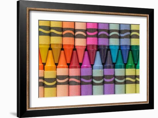 Crayons of a Rainbow I-Kathy Mahan-Framed Photographic Print