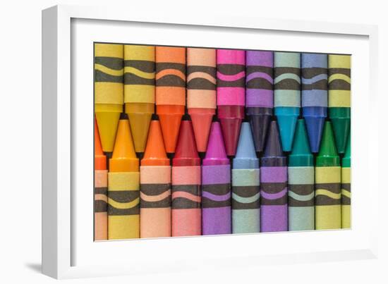 Crayons of a Rainbow I-Kathy Mahan-Framed Photographic Print