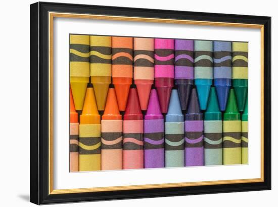 Crayons of a Rainbow I-Kathy Mahan-Framed Photographic Print